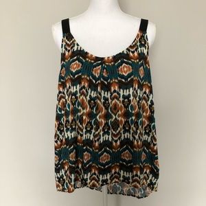 Willow & Clay Tops - Willow & Clay Top Tank Sleeveless Aztec Print Willow & Clay Tops - Willow & Clay Top Tank Sleeveless Aztec Print